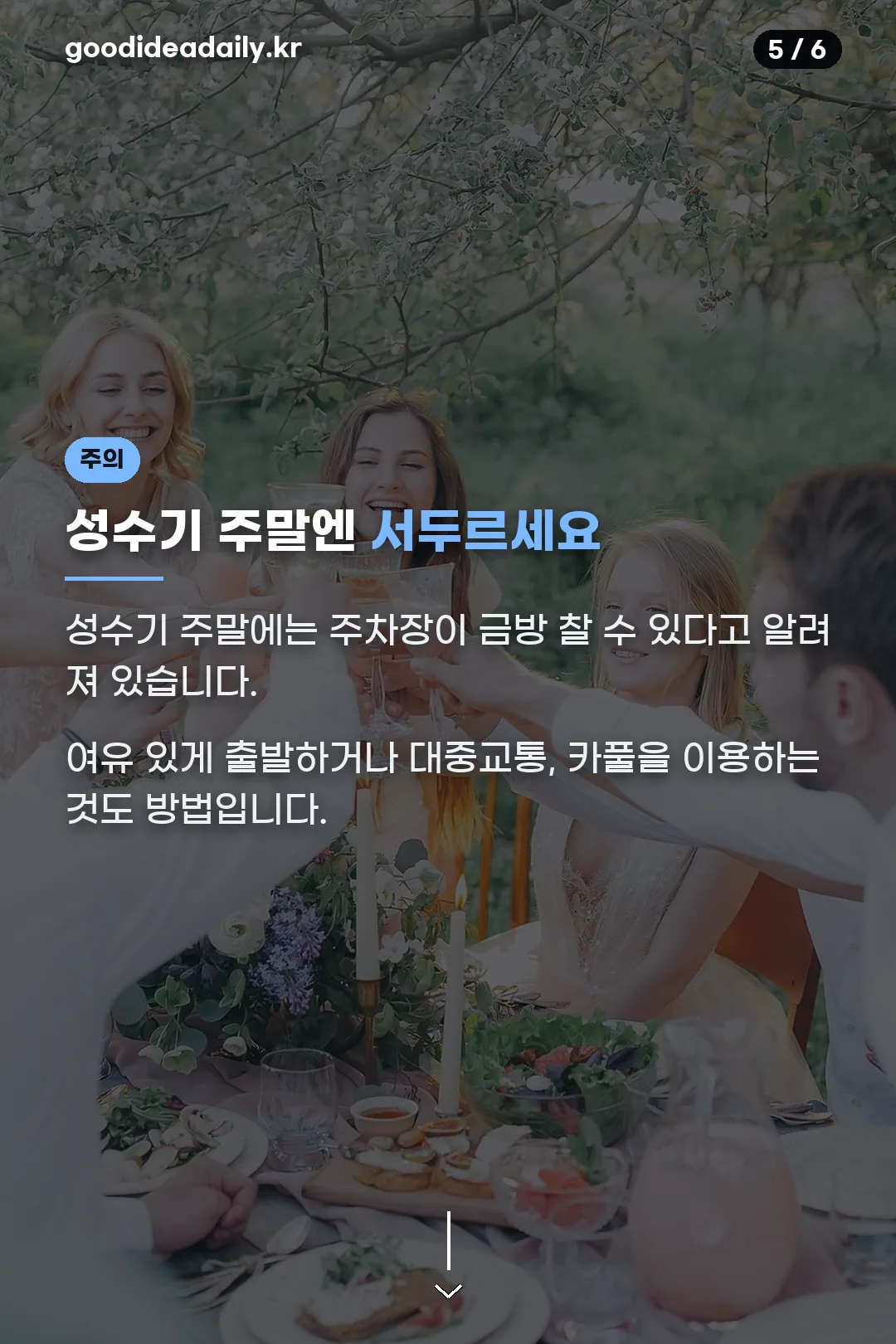 성수기 주의사항
