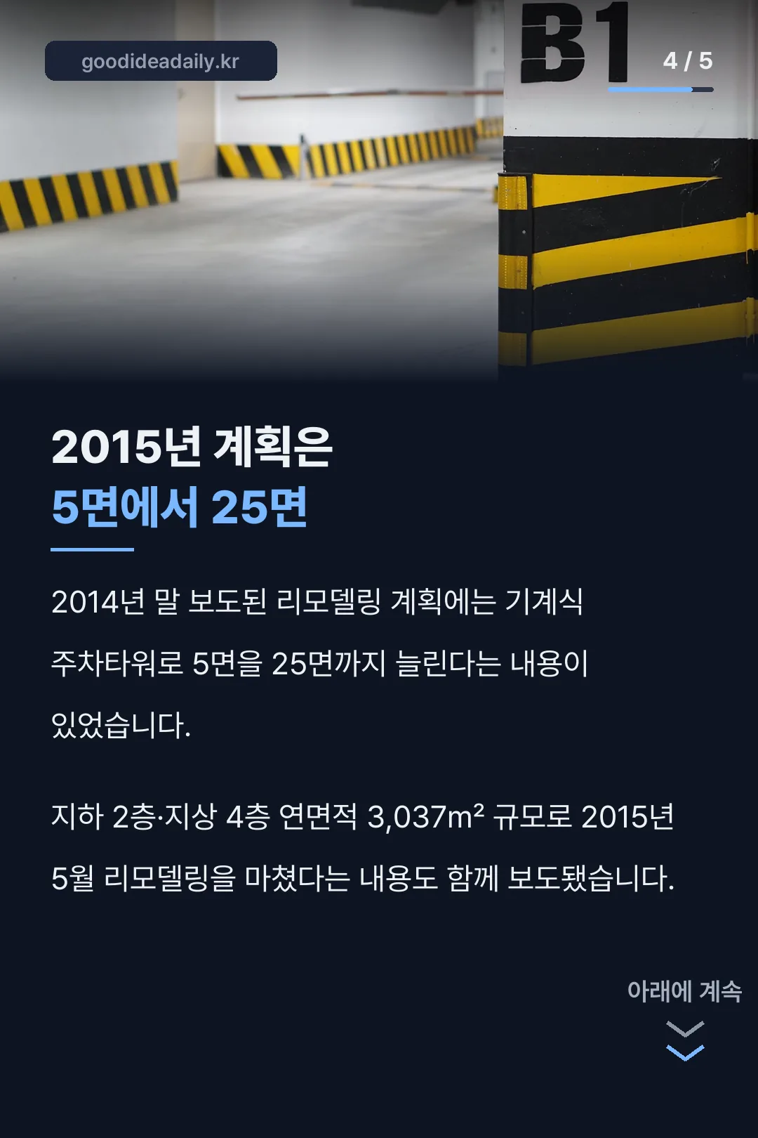 2015년 주차타워 계획