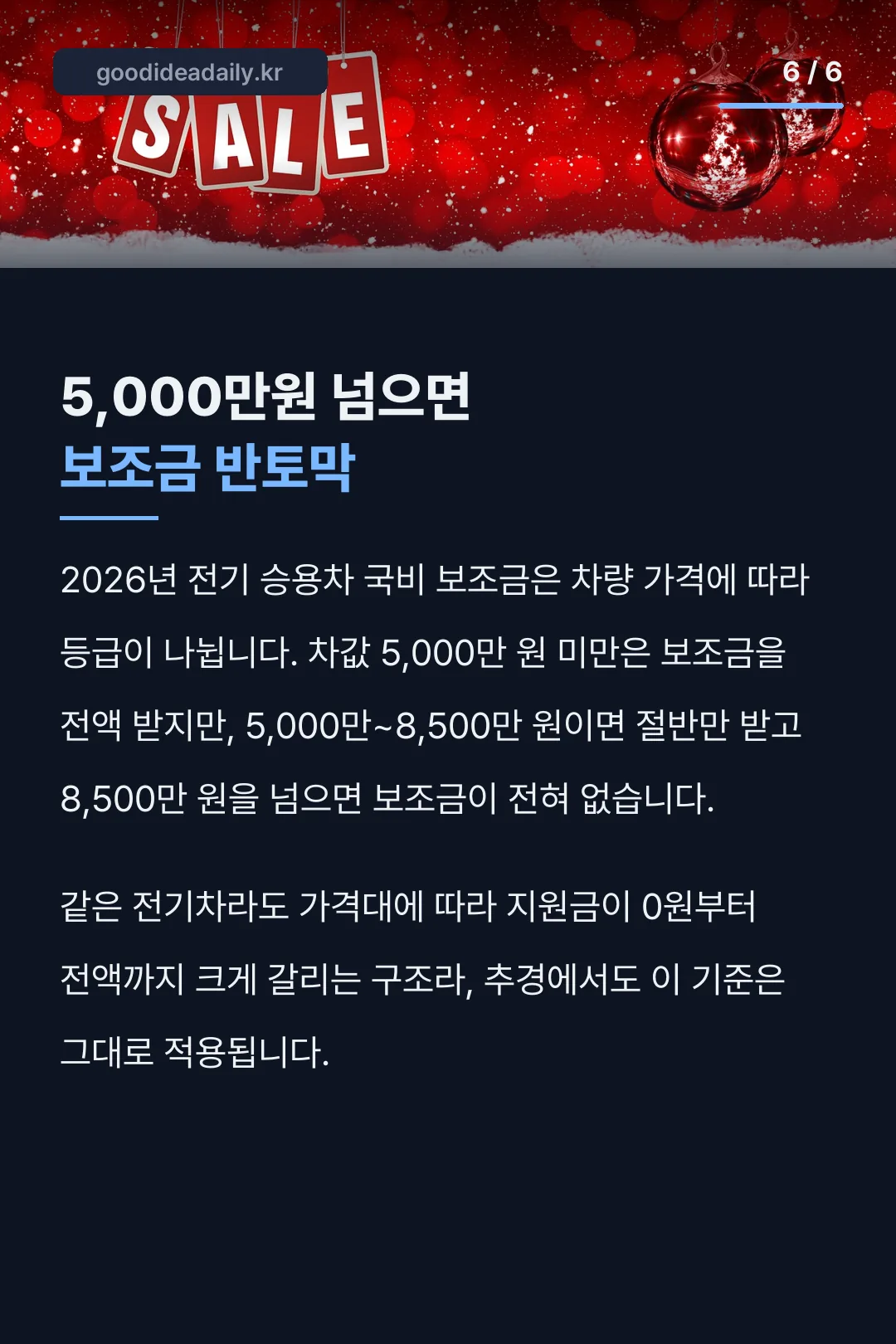 가격대별 보조금 100% 50% 0% 차등